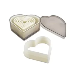 Outlet Cerf Dellier 7 Découpoirs Coeurs Lisses Assortis Patisdecor
