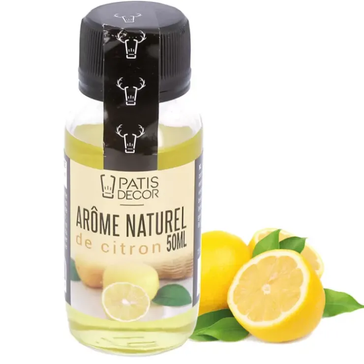 Hot Cerf Dellier Arome Naturel De Citron Patisdecor 50 Ml