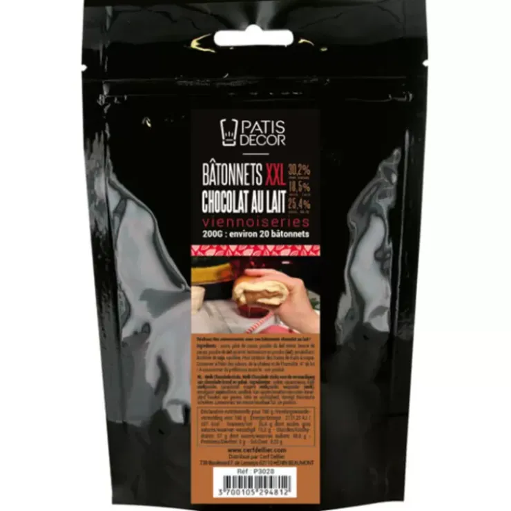 Outlet Cerf Dellier Bâtons Boulangers En Chocolat Au Lait Xxl Patisdecor