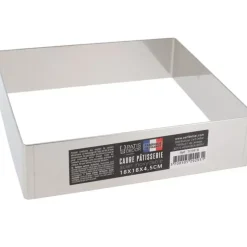 Discount Cerf Dellier Cadre A Mousse Inox H 4,5 Cm 18 X 18 Cm Patisdecor