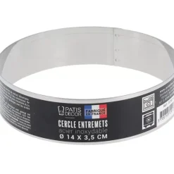 Clearance Cerf Dellier Cercle A Entremets Inox H 3,5 Cm 14 Cm Patisdecor