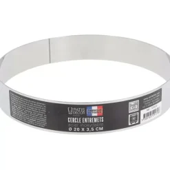 Clearance Cerf Dellier Cercle A Entremets Inox H 3,5 Cm 20 Cm Patisdecor