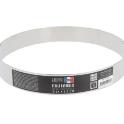 Best Cerf Dellier Cercle A Entremets Inox H 3,5 Cm 24 Cm Patisdecor