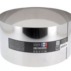 Sale Cerf Dellier Cercle A Pain Surprise Inox H 11 Cm Diam 22 Cm Patisdecor
