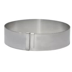 Cerf Dellier Cercle Gradue Inox Extensible 18 A 36 Cm H 4,5 Cm De Buyer