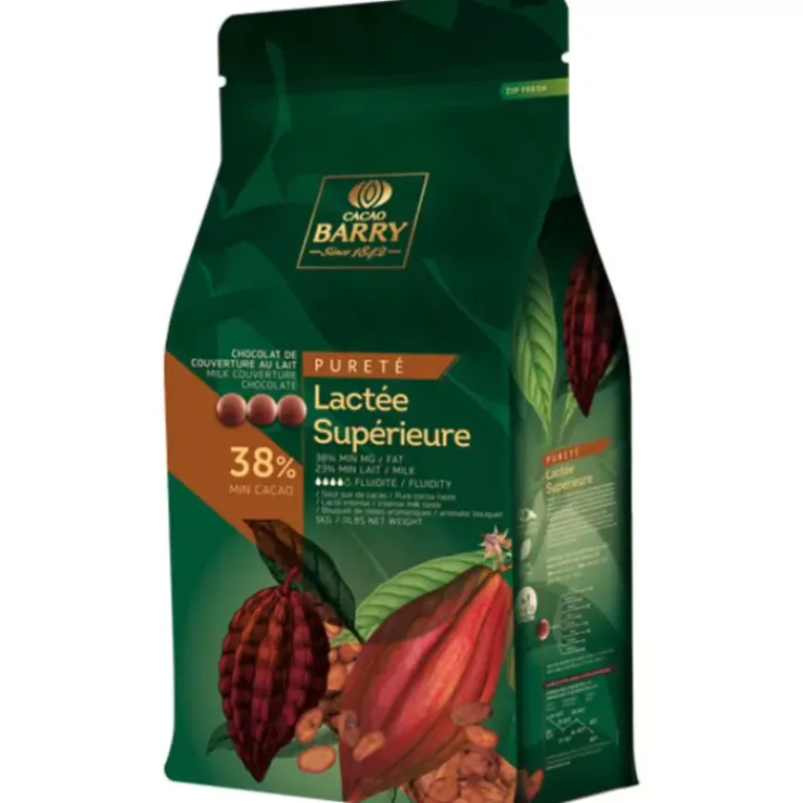 New Cerf Dellier Chocolat De Couverture Lactee Superieure 38 % 5 Kg