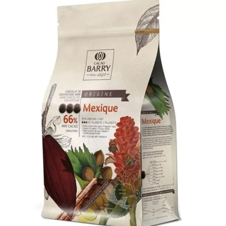 Online Cerf Dellier Chocolat De Couverture Noir Origine Mexique 66 % 2,5 Kg
