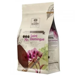 Hot Cerf Dellier Chocolat De Couverture Noir St Domingue 70% 2,5 Kg