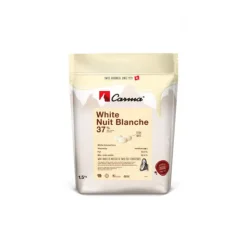 Hot Cerf Dellier Chocolat De Couverture White Nuit Blanche 37 % 1,5 Kg