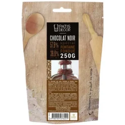 Clearance Cerf Dellier Chocolat Noir Pour Fontaine 250 G Patisdecor