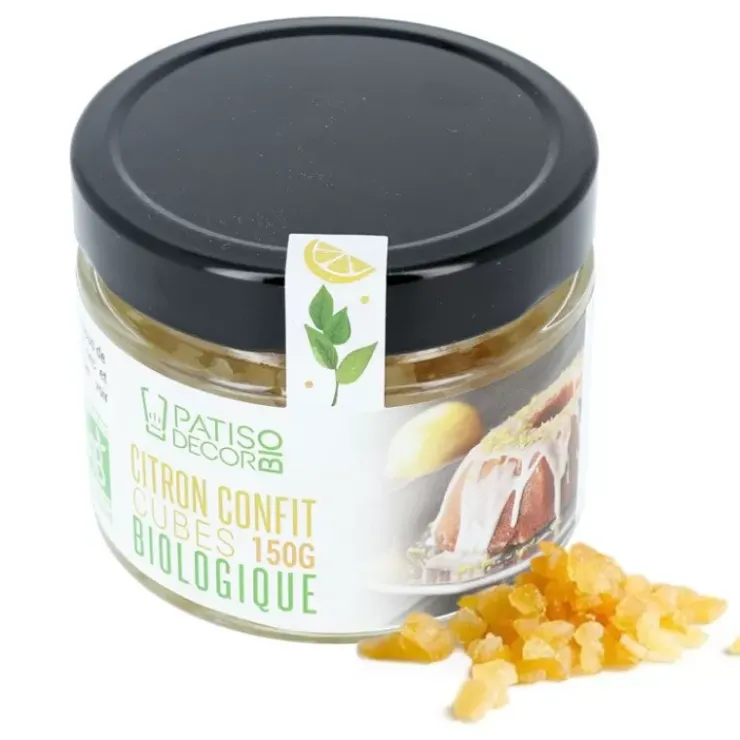 Clearance Cerf Dellier Citrons Confits En Cubes Bio 150 G - Ddm 07/23