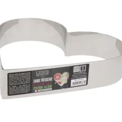 Sale Cerf Dellier Coeur A Mousse Inox H 4,5 Cm L 22 Cm Patisdecor