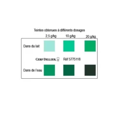 Cerf Dellier Colorant Poudre Alimentaire Vert Menthe 100 G
