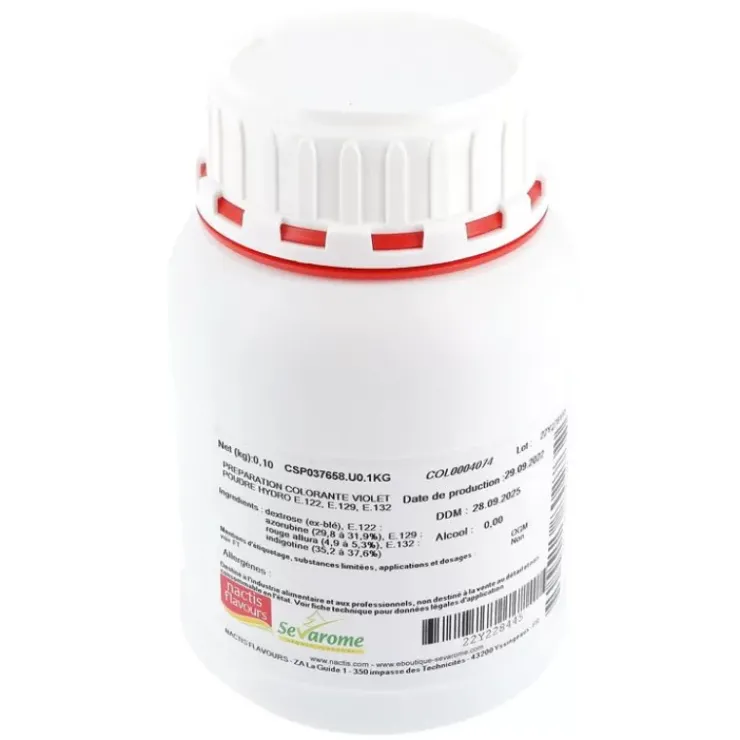Outlet Cerf Dellier Colorant Poudre Alimentaire Violet 100 G