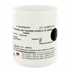 New Cerf Dellier Colorant Poudre Alimentaire Noir Brillant 100 G