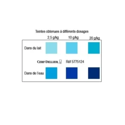New Cerf Dellier Colorant Poudre Alimentaire Bleu Turquoise 100 G