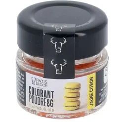 Best Cerf Dellier Colorant Poudre Hydrosoluble Jaune Citron 8 G