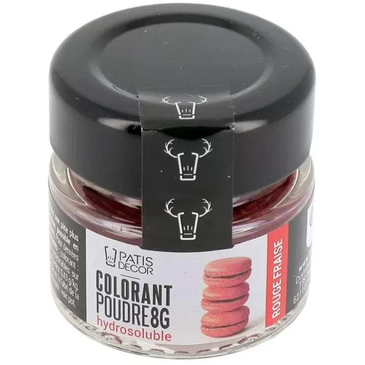 Discount Cerf Dellier Colorant Poudre Hydrosoluble Rouge Fraise 8 G