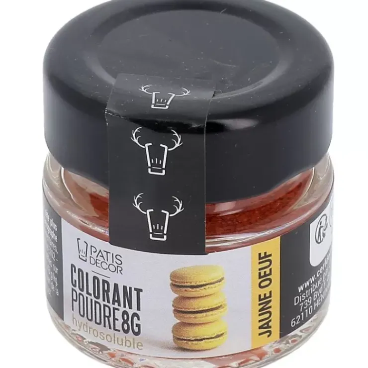 Outlet Cerf Dellier Colorant Poudre Hydrosoluble Jaune Oeuf 8 G