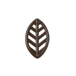 Clearance Cerf Dellier Décors Feuilles En Chocolat Noir (X175)