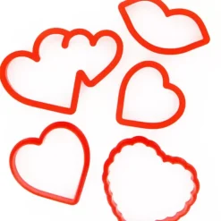 Sale Cerf Dellier Découpoirs Coeurs Plastique Assortis (X 5)