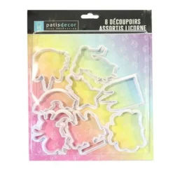Outlet Cerf Dellier Découpoirs Licorne Assortis (X 8)