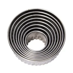 Discount Cerf Dellier Découpoirs Ronds Canneles Inox (X 8)