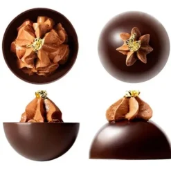 Sale Cerf Dellier Domes De Chocolat Noir Mona Lisa (X28)