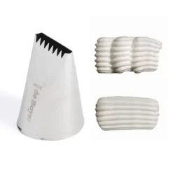 Cerf Dellier Douille A Bûche Plate Inox 3 Mm - 6 Dents