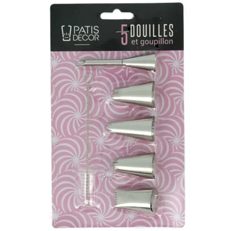 Best Cerf Dellier Douilles A Patisserie (X5) Et Goupillon Patisdecor