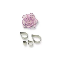 Cerf Dellier Emporte-Pièces Inox Petales De Roses Pme (X 4)