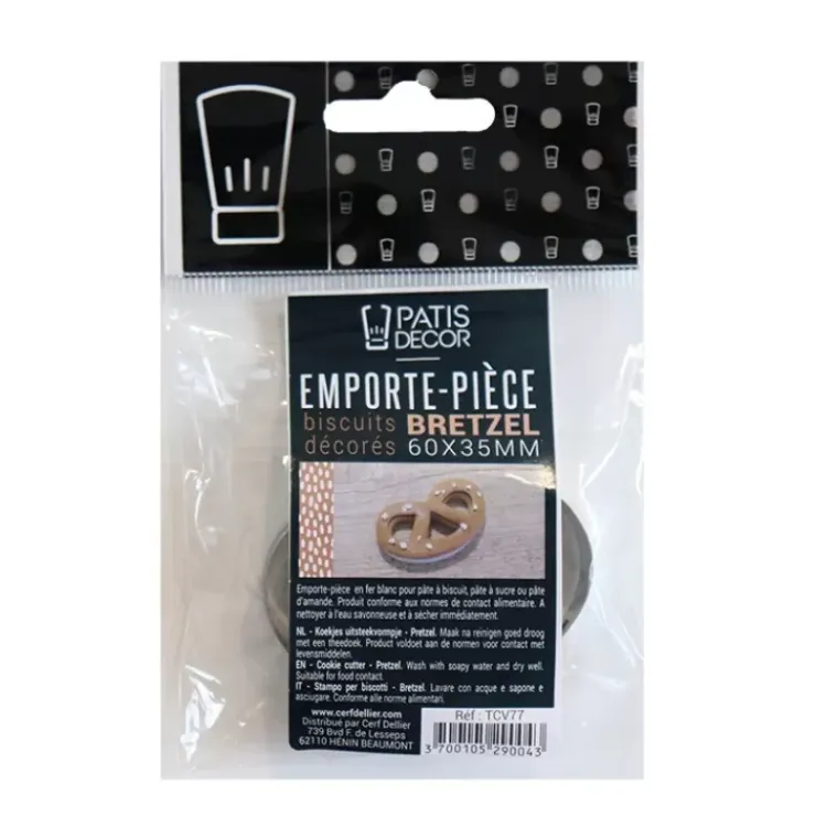Discount Cerf Dellier Emporte-Piece Bretzel 6 X 3,5 Cm Patisdecor