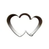 Outlet Cerf Dellier Emporte-Piece Coeur Double 5,6 Cm