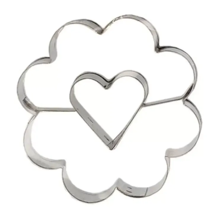 Best Cerf Dellier Emporte-Piece Fleur Coeur Central 5 Cm