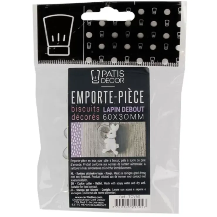 Discount Cerf Dellier Emporte-Piece Lapin Debout 6 Cm