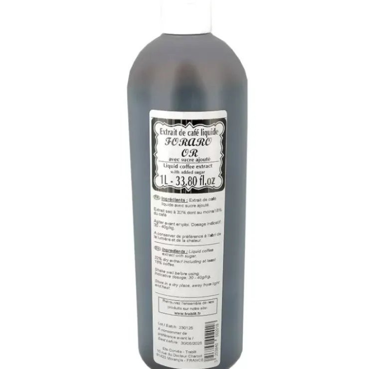 Clearance Cerf Dellier Extrait De Cafe Liquide Foraro Or 1 Litre