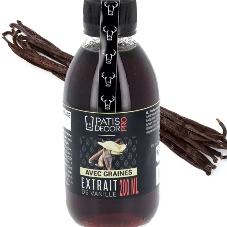 New Cerf Dellier Extrait De Vanille Avec Graines Patisdecor Pro 200 Ml