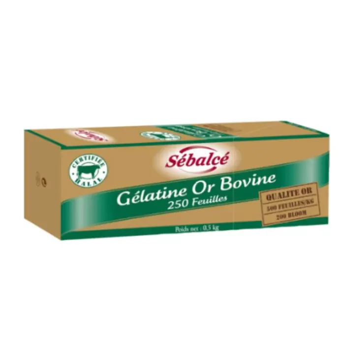 New Cerf Dellier Gelatine Bovine En Feuilles Qualite Or 500 G