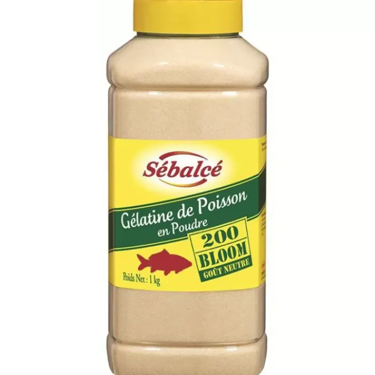 Best Cerf Dellier Gelatine Poisson En Poudre 200 Bloom 1Kg Sebalce
