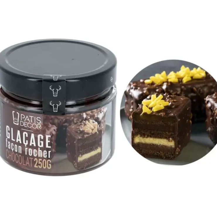 Clearance Cerf Dellier Glacage Facon Rocher Chocolat Patisdecor 250 G