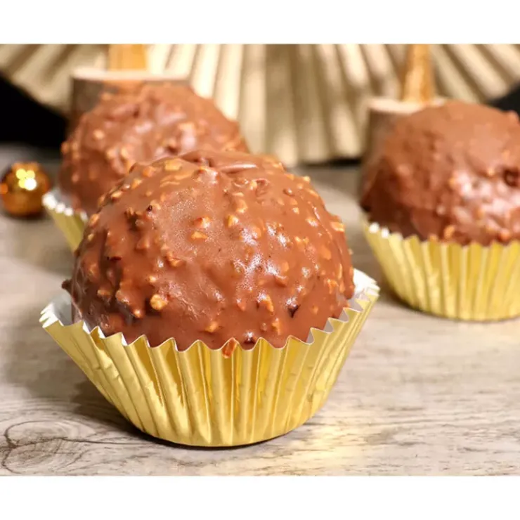 New Cerf Dellier Glacage Facon Rocher Chocolat Au Lait Patisdecor 250 G