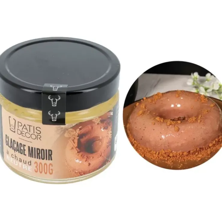 New Cerf Dellier Glacage Miroir Neutre Patisdecor 300 G - Ddm 07/23