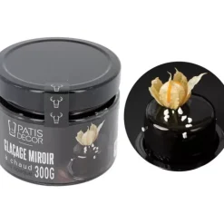 Clearance Cerf Dellier Glacage Miroir Noir Patisdecor 300 G - Ddm 09/23
