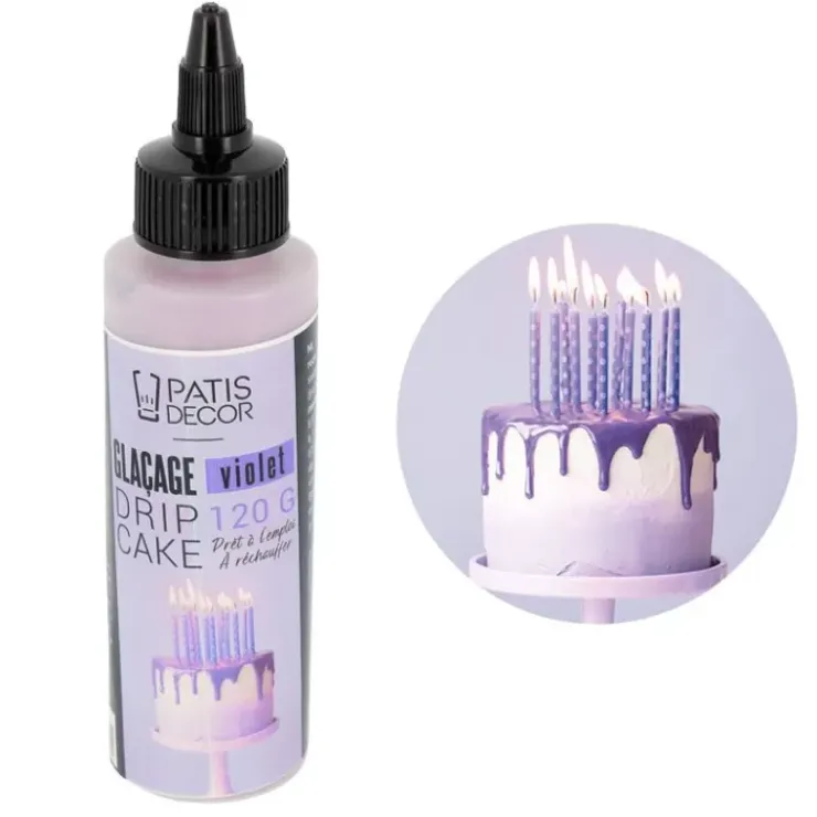 Online Cerf Dellier Glacage Pour Drip Cake Violet Patisdecor 120 G