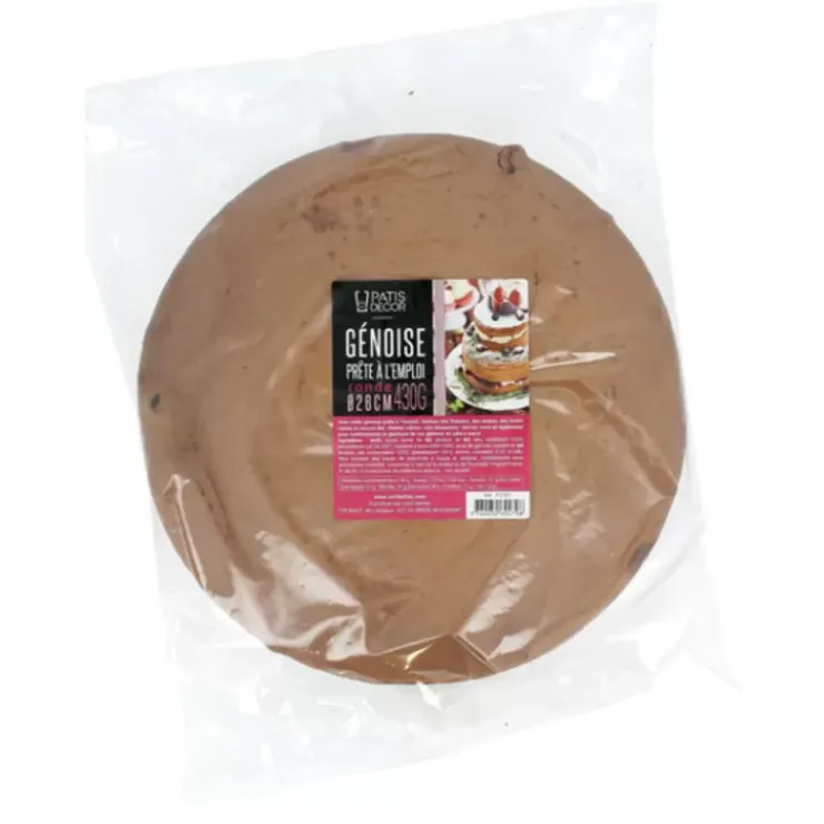 Clearance Cerf Dellier Génoise Nature Ronde 26 Cm Patisdecor