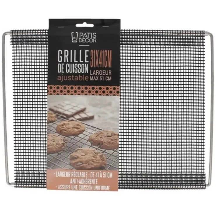 Online Cerf Dellier Grille De Cuisson Reglable 31X41 Cm Patisdecor
