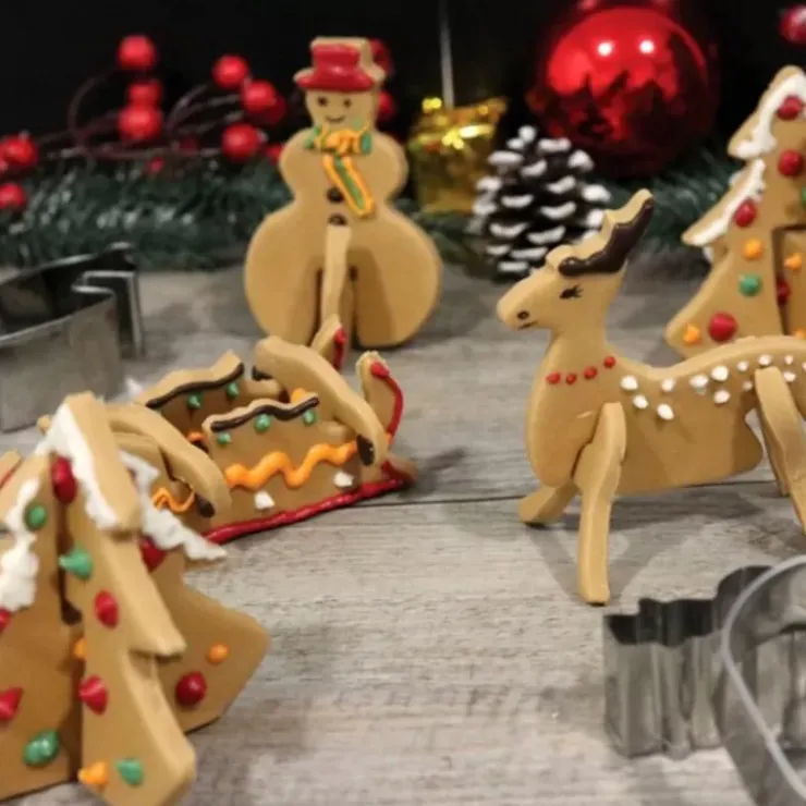 Best Cerf Dellier Kit Emporte-Pièces Biscuits De Noël 3D Patisdecor