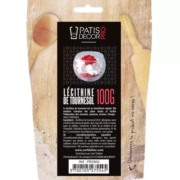 Cerf Dellier Lecithine De Tournesol Patisdecor Pro 100 G