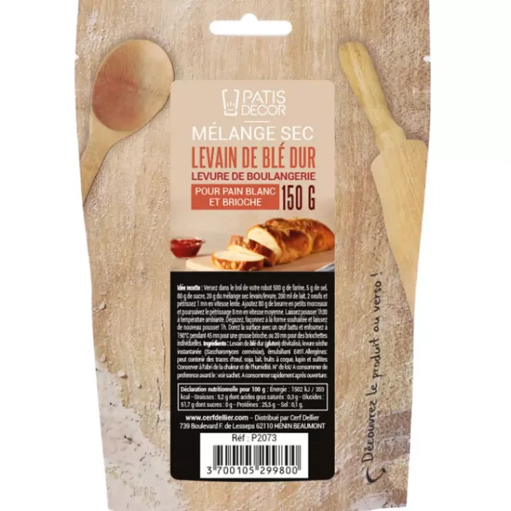 Discount Cerf Dellier Levain De Ble Dur Patisdecor 150 G