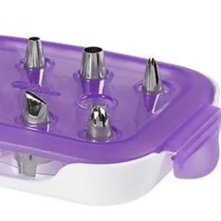 New Cerf Dellier Malette De Douilles Wilton Debutant (8 Douilles Et Une Boite De Rangement)